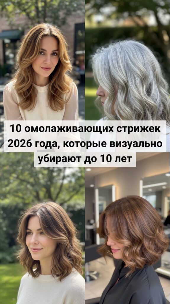 10 омолаживающих стрижек 2026 года, которые визуально убирают до 10 лет 10 омолаживающих стрижек 2026 года, которые визуально убирают до 10 лет