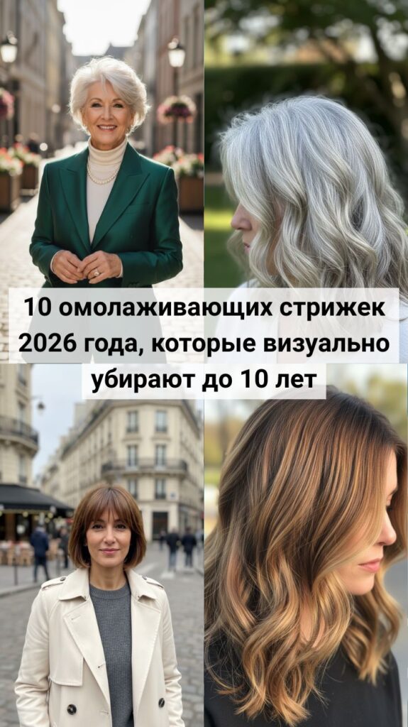 10 омолаживающих стрижек 2026 года, которые визуально убирают до 10 лет 10 омолаживающих стрижек 2026 года, которые визуально убирают до 10 лет