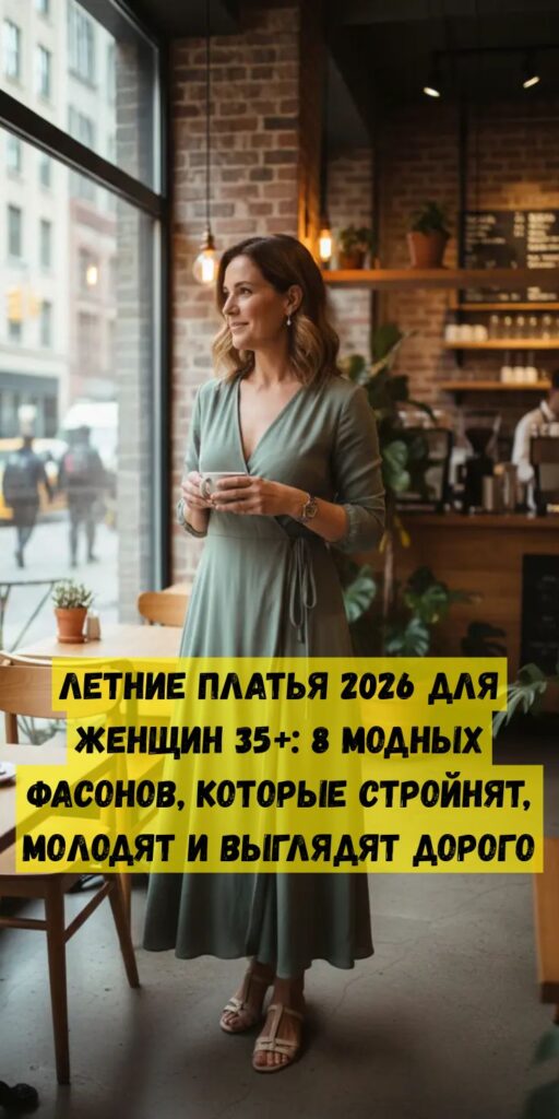 Летние платья 2026 для женщин 35+: 8 модных фасонов, которые стройнят, молодят и выглядят дорого