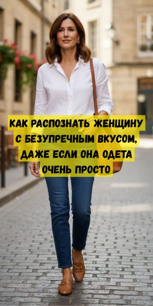 Как распознать женщину с безупречным вкусом, даже если она одета очень просто Как распознать женщину с безупречным вкусом, даже если она одета очень просто