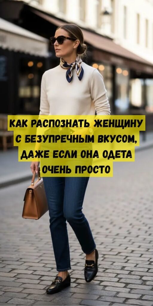 Как распознать женщину с безупречным вкусом, даже если она одета очень просто Как распознать женщину с безупречным вкусом, даже если она одета очень просто