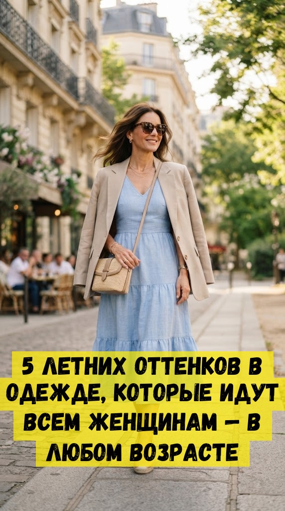 5 летних оттенков в одежде, которые идут всем женщинам &mdash; в любом возрасте
