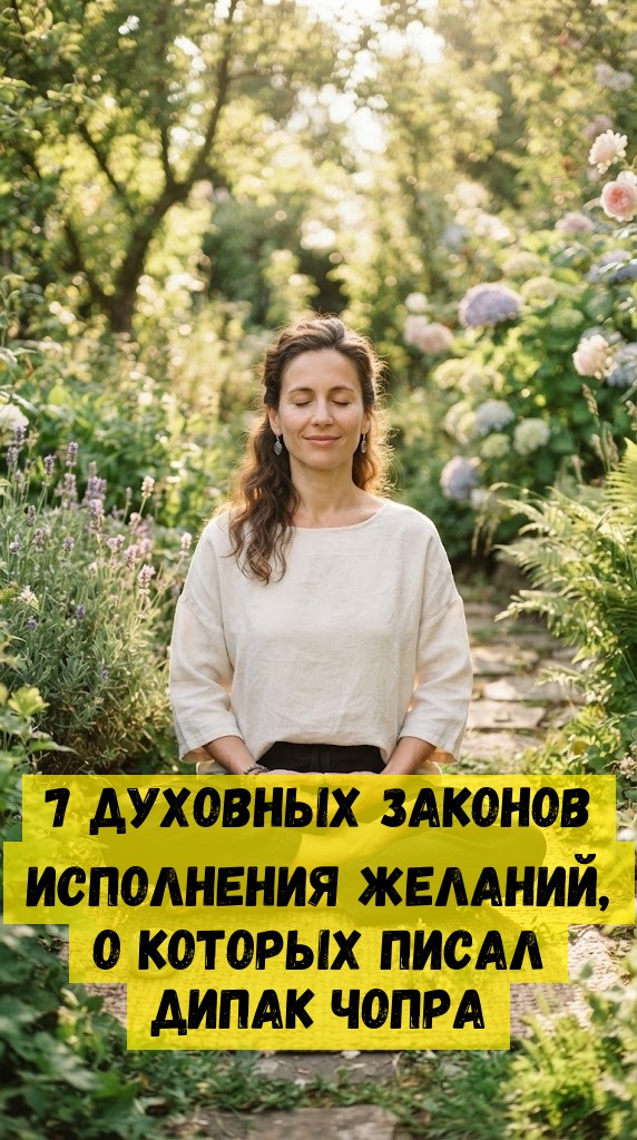 7 духовных законов исполнения желаний, о которых писал Дипак Чопра