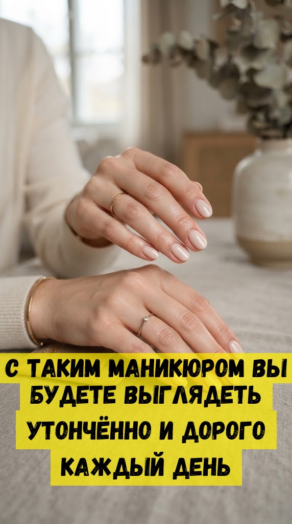С таким маникюром вы будете выглядеть утончённо и дорого каждый день С таким маникюром вы будете выглядеть утончённо и дорого каждый день