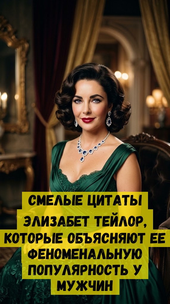 Смелые цитаты Элизабет Тейлор, которые объясняют ее феноменальную популярность у мужчин