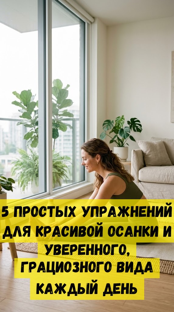 5 простых упражнений для красивой осанки и уверенного, грациозного вида каждый день 5 простых упражнений для красивой осанки и уверенного, грациозного вида каждый день