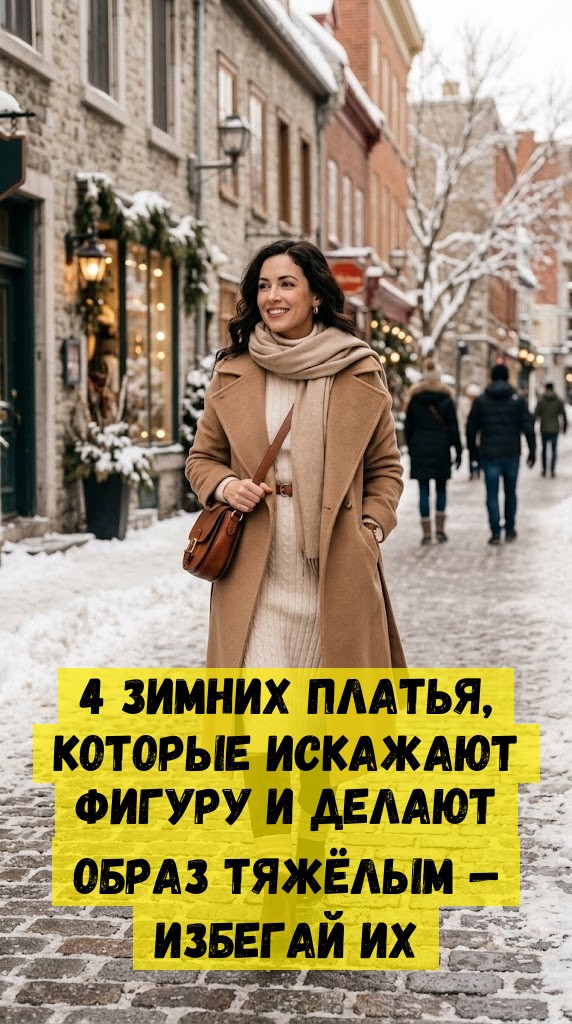 4 зимних платья, которые искажают фигуру и делают образ тяжёлым &mdash; избегай их