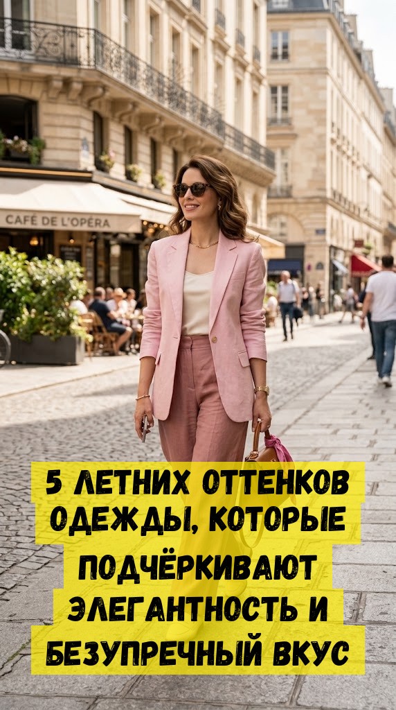5 летних оттенков одежды, которые подчёркивают элегантность и безупречный вкус 5 летних оттенков одежды, которые подчёркивают элегантность и безупречный вкус