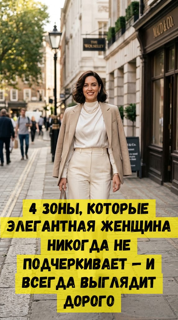 4 зоны, которые элегантная женщина никогда не подчеркивает &mdash; и всегда выглядит дорого