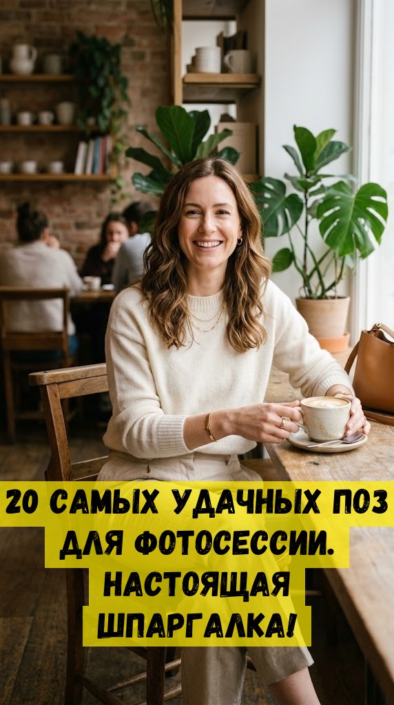 20 самых удачных поз для фотосессии. Настоящая шпаргалка!