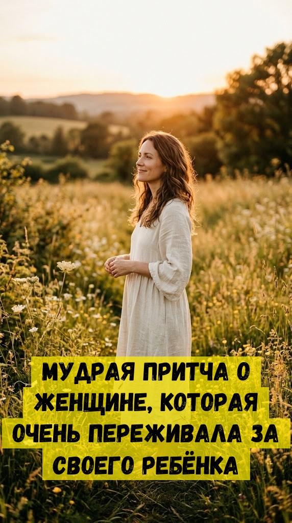 Мудрая притча о женщине, которая очень переживала за своего ребёнка Мудрая притча о женщине, которая очень переживала за своего ребёнка