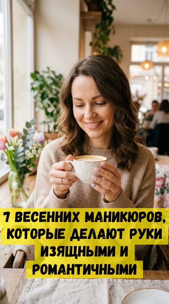 7 весенних маникюров, которые делают руки изящными и романтичными 7 весенних маникюров, которые делают руки изящными и романтичными