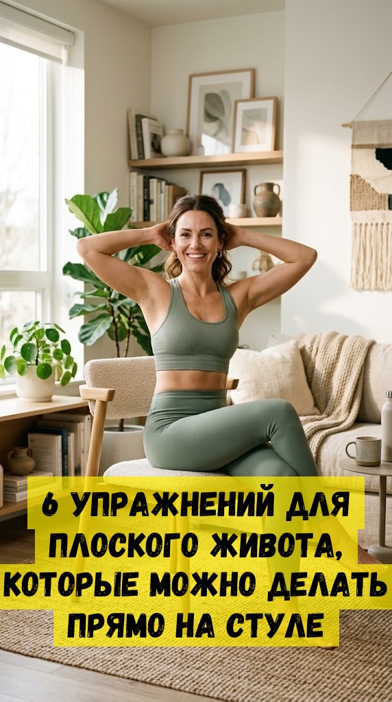 Офисная разминка: 6 простых упражнений сидя для красивой осанки и тонуса