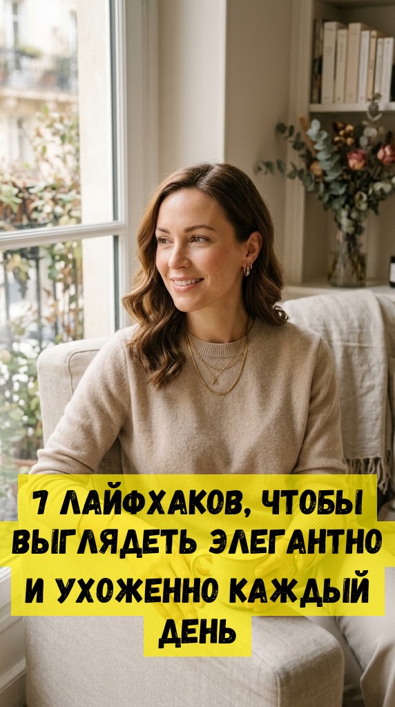 7 лайфхаков, чтобы выглядеть элегантно и ухоженно каждый день