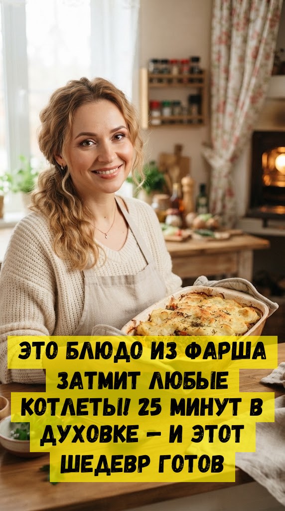 Это блюдо из фарша затмит любые котлеты! 25 минут в духовке &mdash; и этот шедевр готов