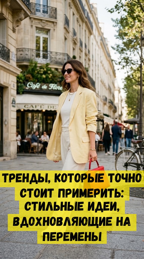 Тренды, которые точно стоит примерить: стильные идеи, вдохновляющие на перемены Тренды, которые точно стоит примерить: стильные идеи, вдохновляющие на перемены