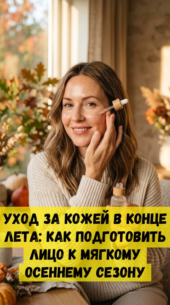 Уход за кожей в конце лета: как подготовить лицо к мягкому осеннему сезону