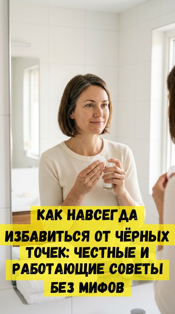 Как навсегда избавиться от чёрных точек: честные и работающие советы без мифов