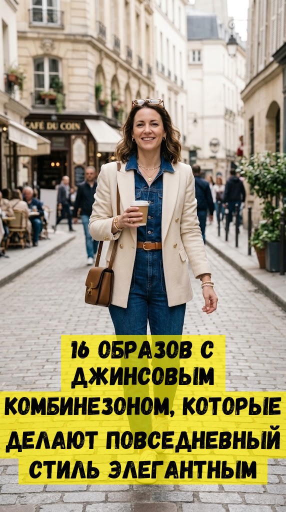 16 образов с джинсовым комбинезоном, которые делают повседневный стиль элегантным