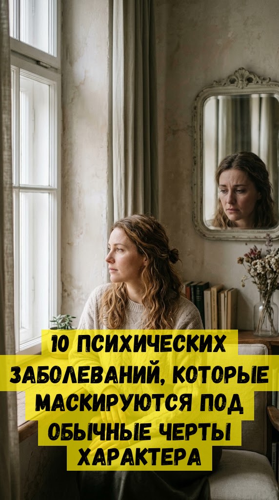 10 психических заболеваний, которые маскируются под обычные черты характера