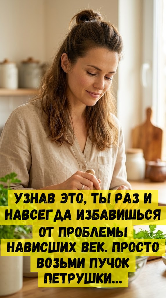 Узнав это, ты раз и навсегда избавишься от проблемы нависших век. Просто возьми пучок петрушки… Узнав это, ты раз и навсегда избавишься от проблемы нависших век. Просто возьми пучок петрушки…