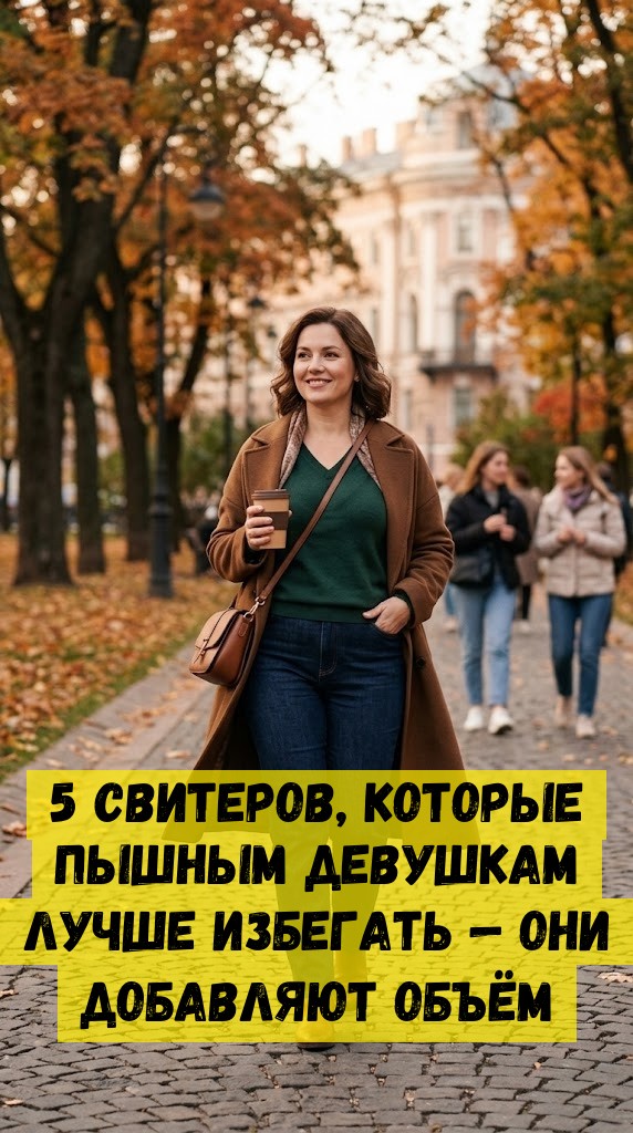 5 свитеров, которые пышным девушкам лучше избегать &mdash; они добавляют объём