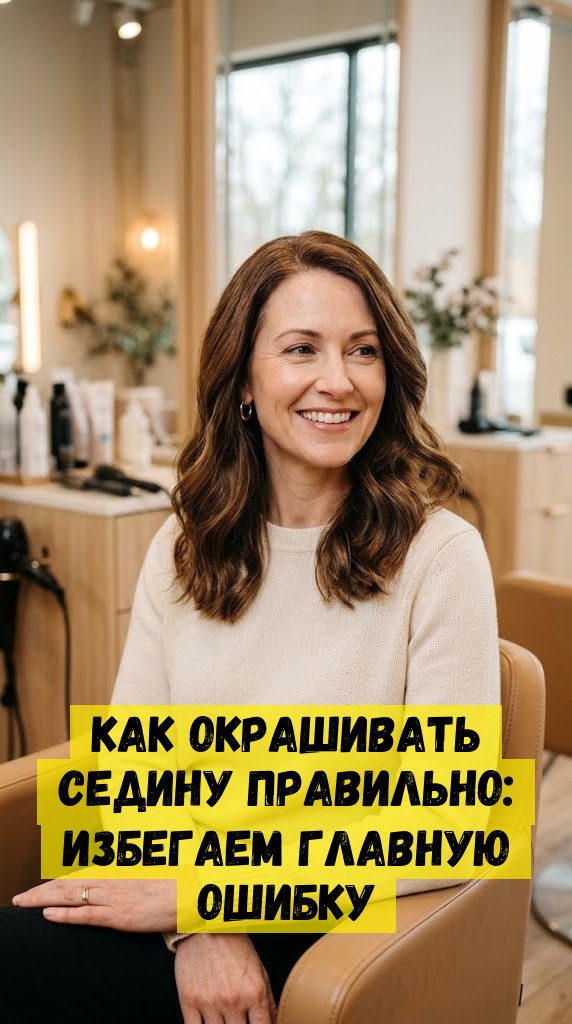 Как окрашивать седину правильно: избегаем главную ошибку