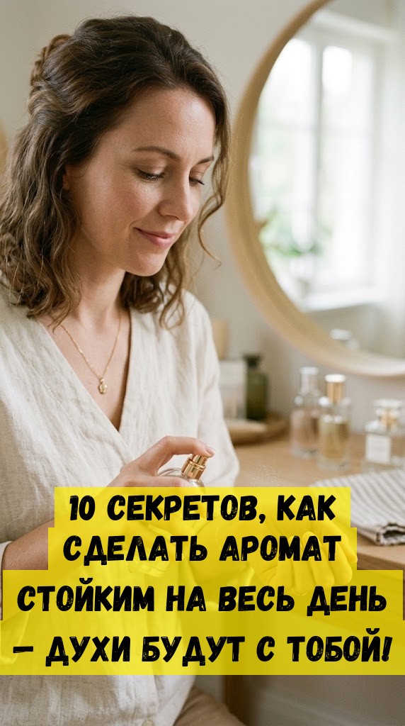 10 секретов, как сделать аромат стойким на весь день &mdash; духи будут с тобой!