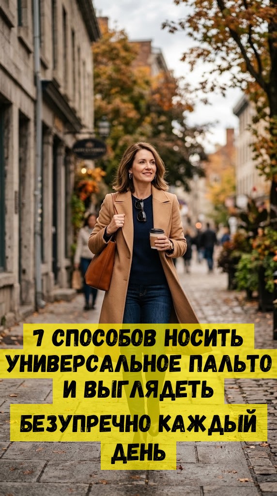 7 способов носить универсальное пальто и выглядеть безупречно каждый день