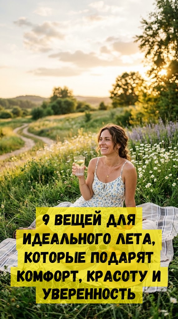 9 вещей для идеального лета, которые подарят комфорт, красоту и уверенность 9 вещей для идеального лета, которые подарят комфорт, красоту и уверенность