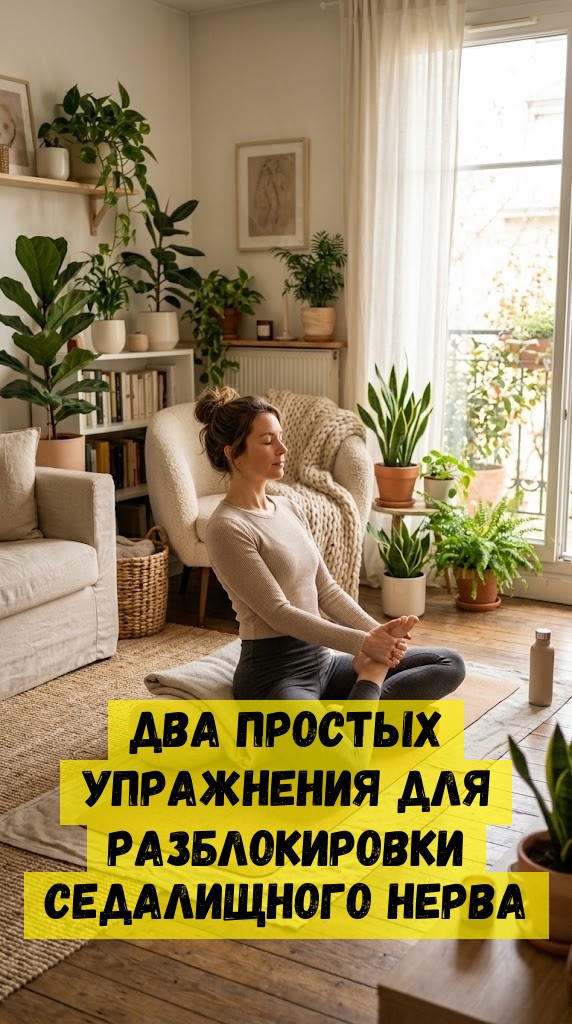 Два простых упражнения для разблокировки седалищного нерва
