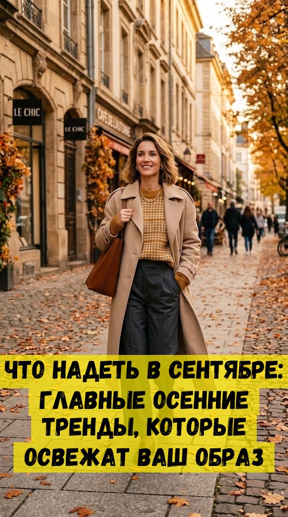 Что надеть в сентябре: главные осенние тренды, которые освежат ваш образ