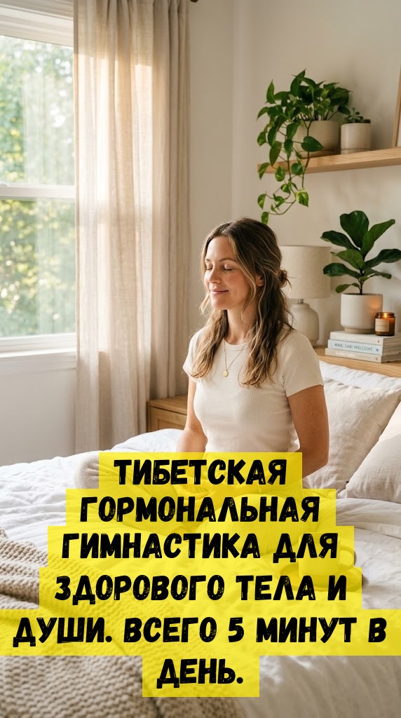Тибетская гормональная гимнастика для здорового тела и души. Всего 5 минут в день.