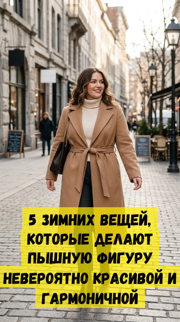 5 зимних вещей, которые делают пышную фигуру невероятно красивой и гармоничной