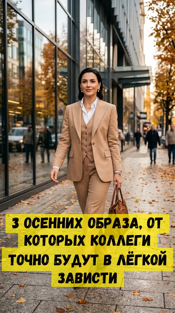 3 осенних образа, от которых коллеги точно будут в лёгкой зависти