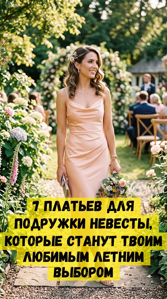 7 платьев для подружки невесты, которые станут твоим любимым летним выбором