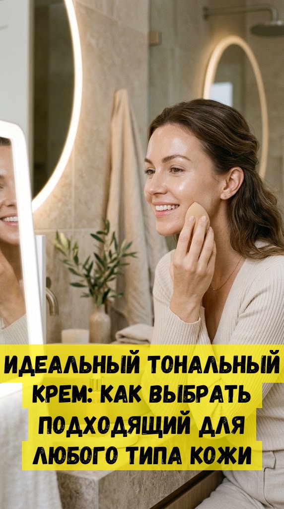 Идеальный тональный крем: как выбрать подходящий для любого типа кожи