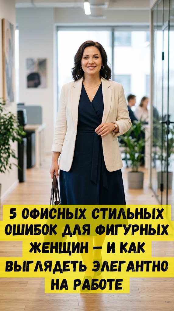 5 офисных стильных ошибок для фигурных женщин &mdash; и как выглядеть элегантно на работе