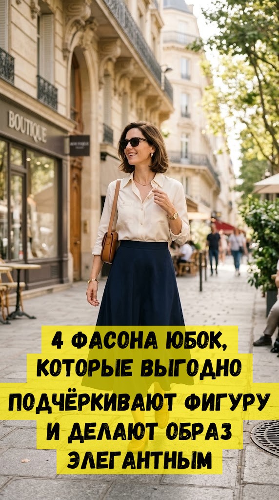 4 фасона юбок, которые выгодно подчёркивают фигуру и делают образ элегантным