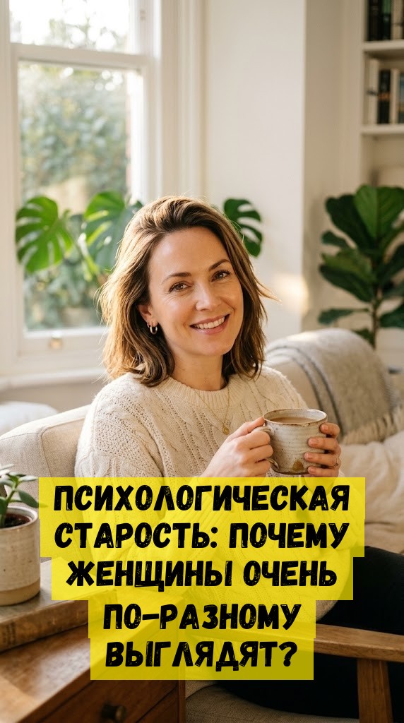 Психологическая старость: Почему женщины очень по-разному выглядят?