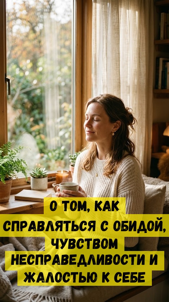 О том, как справляться с обидой, чувством несправедливости и жалостью к себе О том, как справляться с обидой, чувством несправедливости и жалостью к себе