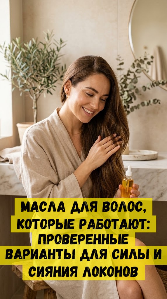 Масла для волос, которые работают: проверенные варианты для силы и сияния локонов Масла для волос, которые работают: проверенные варианты для силы и сияния локонов