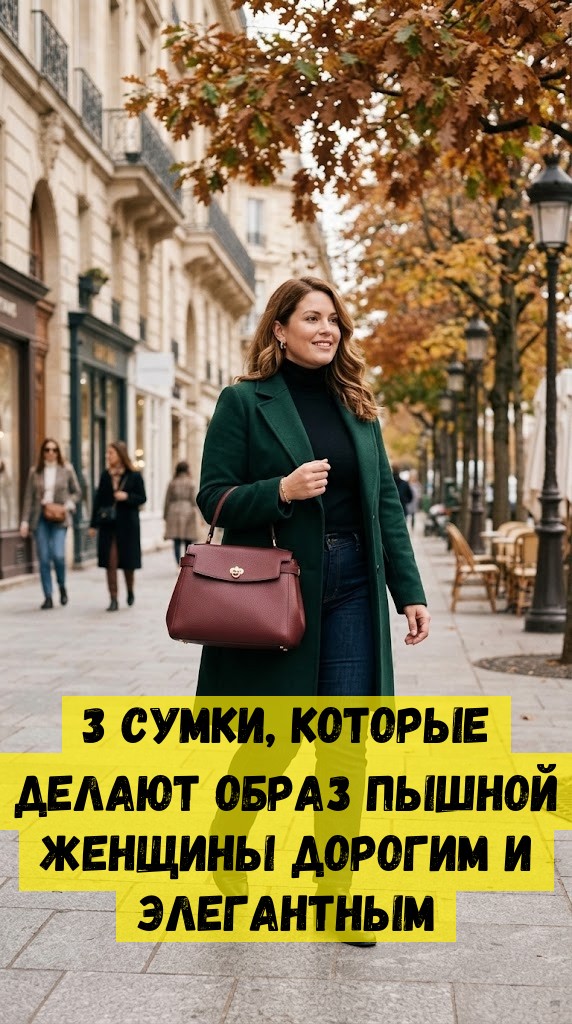 3 сумки, которые делают образ пышной женщины дорогим и элегантным