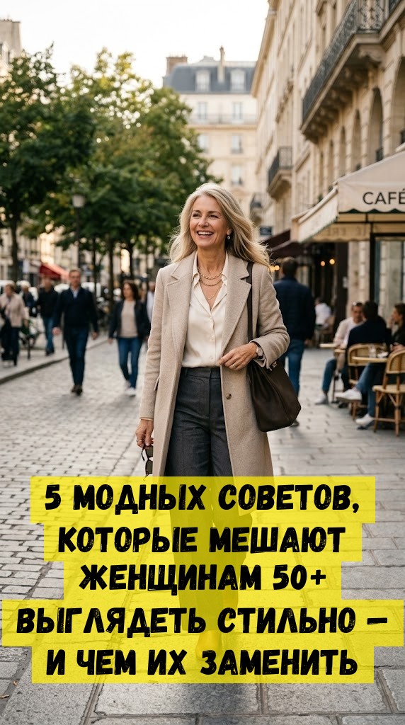 5 модных советов, которые мешают женщинам 50+ выглядеть стильно &mdash; и чем их заменить