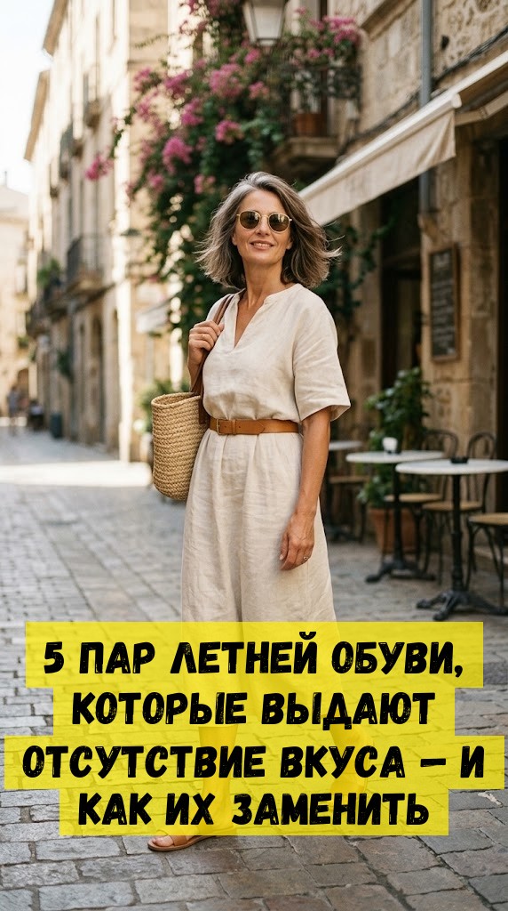 5 пар летней обуви, которые выдают отсутствие вкуса &mdash; и как их заменить