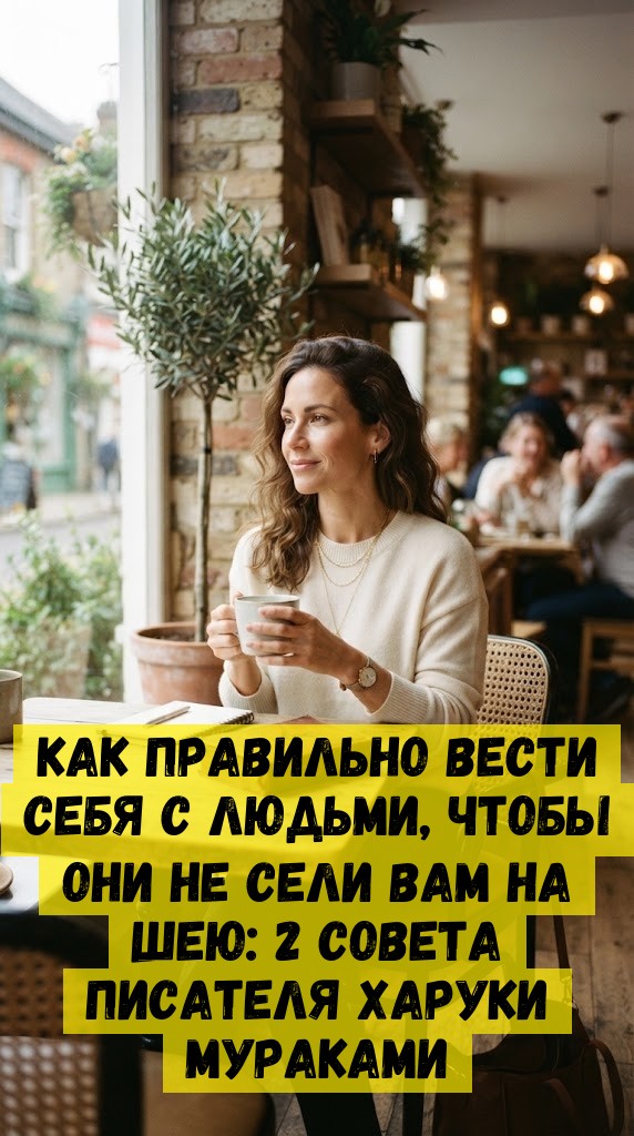 Как правильно вести себя с людьми, чтобы они не сели вам на шею: 2 совета писателя Харуки Мураками Как правильно вести себя с людьми, чтобы они не сели вам на шею: 2 совета писателя Харуки Мураками