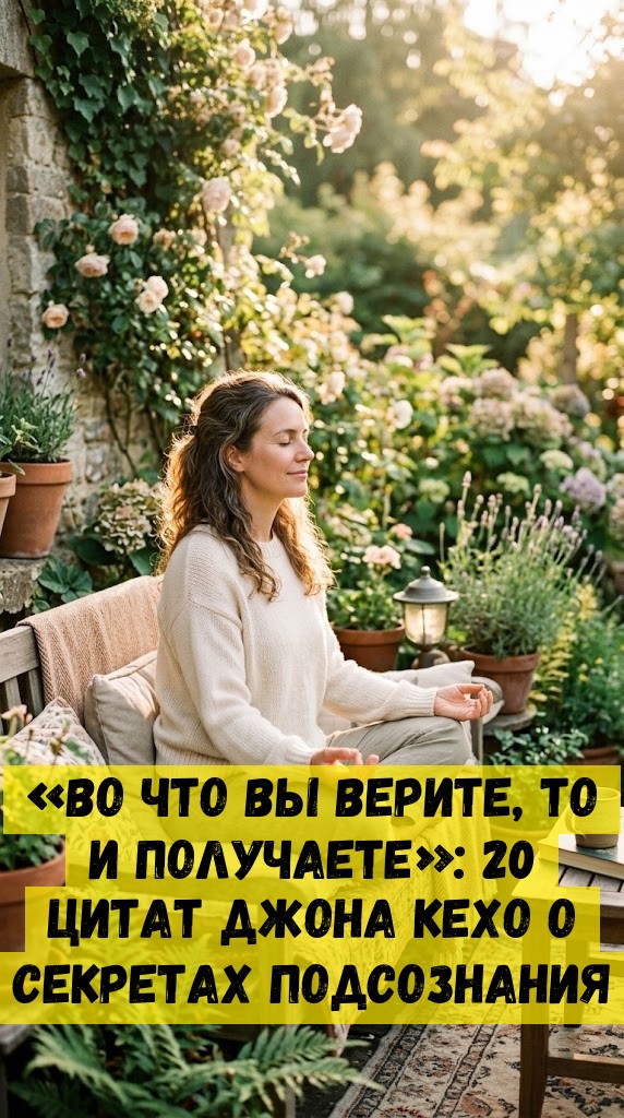 &laquo;Во что вы верите, то и получаете&raquo;: 20 цитат Джона Кехо о секретах подсознания