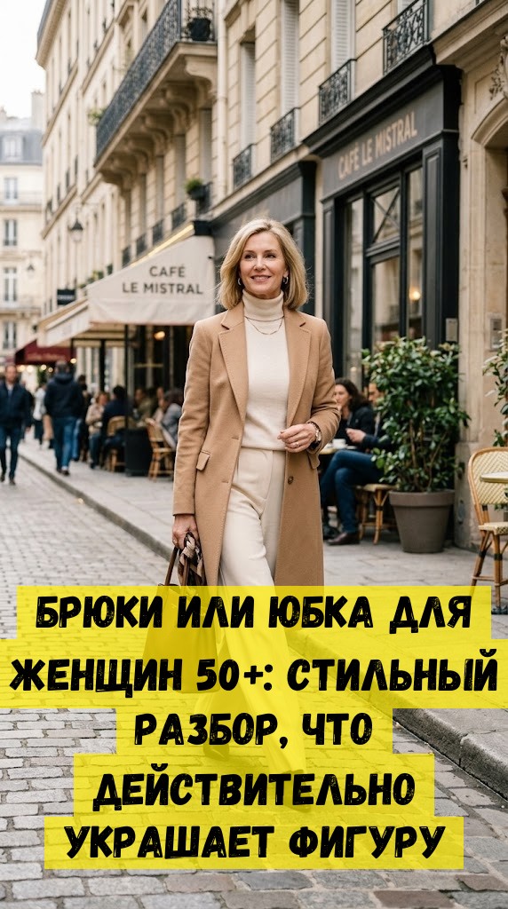 Брюки или юбка для женщин 50+: стильный разбор, что действительно украшает фигуру