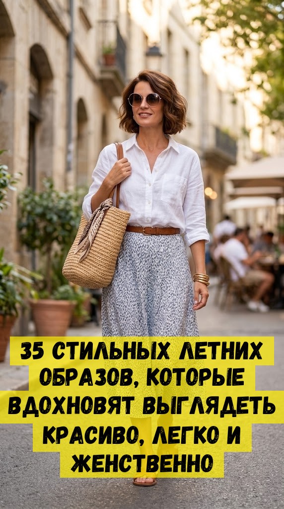 35 стильных летних образов, которые вдохновят выглядеть красиво, легко и женственно