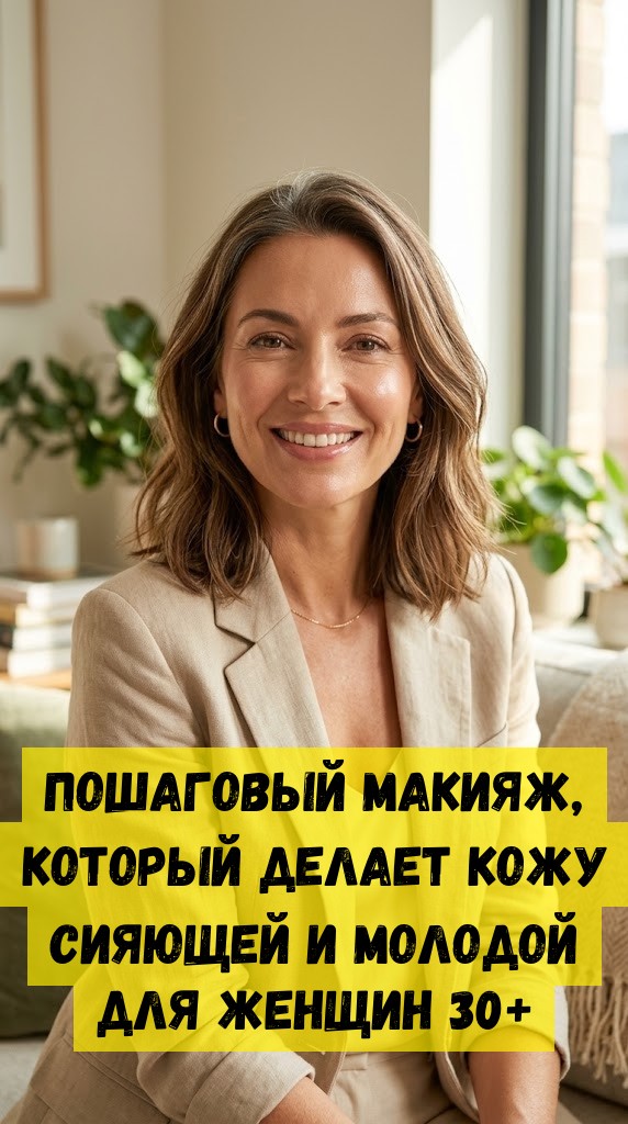 Пошаговый макияж, который делает кожу сияющей и молодой для женщин 30+